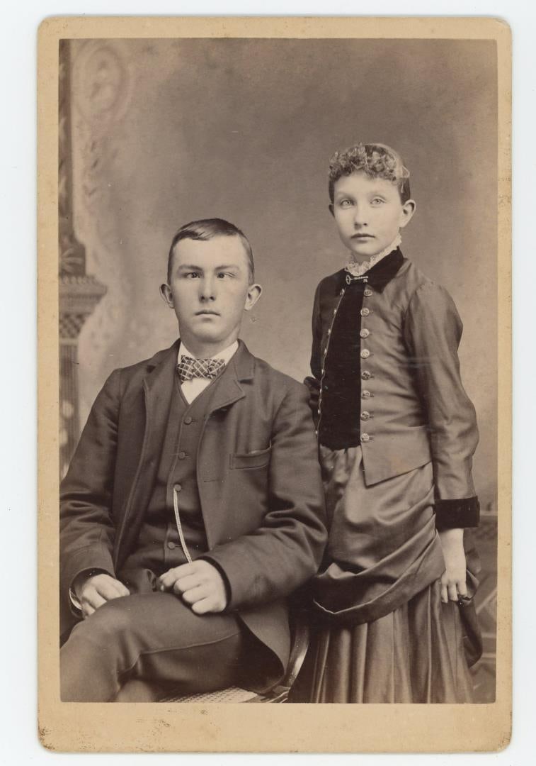 Blind Deaf Children Birth Defects Cabinet Photo (1 of 3)