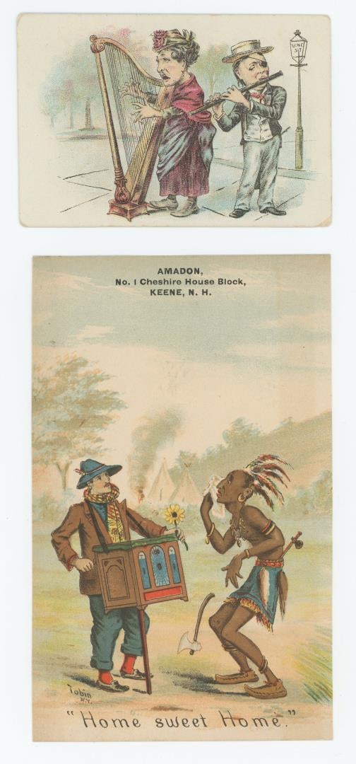 Organ Grinder Musicians Trade Cards (1 of 3)