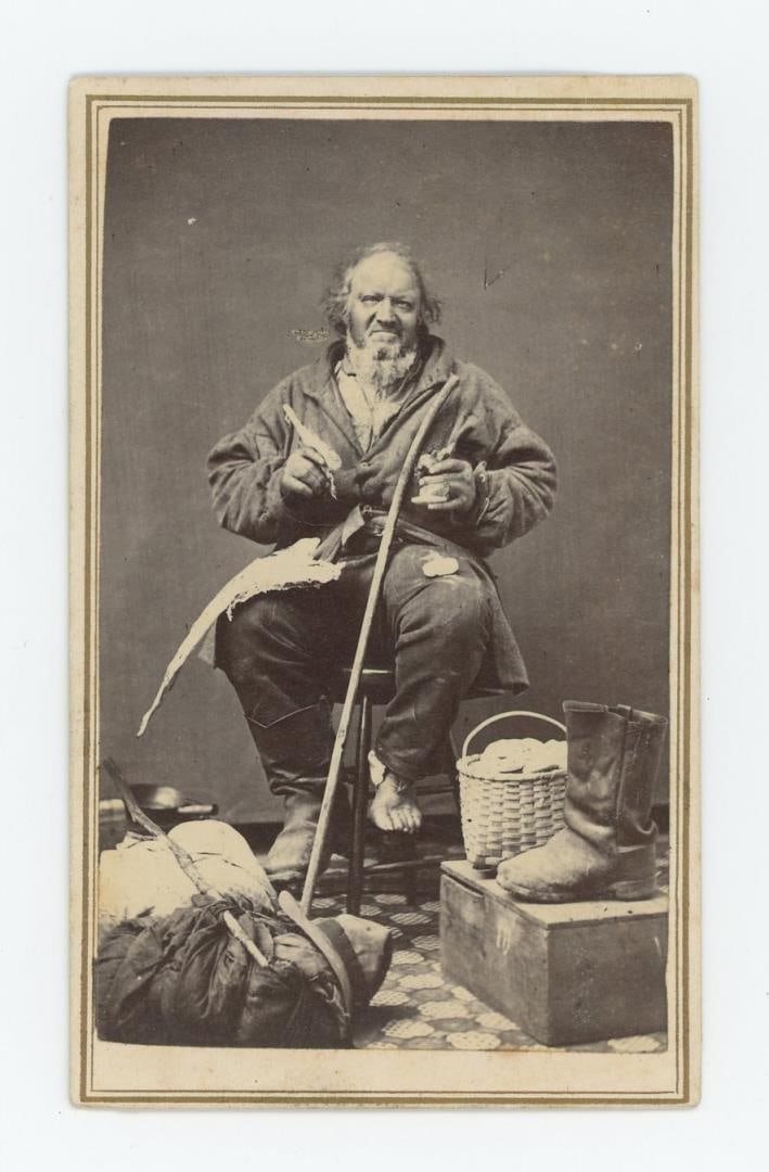 Old John Latham Hobo New Hampshire CDV Photo (1 of 3)