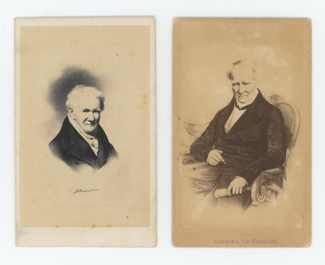 Alexander Von Humboldt CDV Photos: Friedrich Wilhelm Heinrich Alexander von Humboldt[a] (14 September 1769 - 6 May 1859) was a German polymath, geographer, naturalist, explorer, and proponent of Romantic philosophy and science. He was