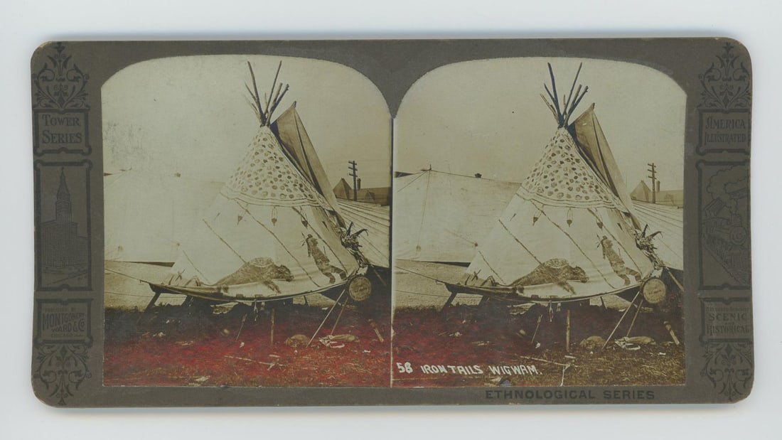 Iron Tails Wig Wam Tipi Stereoview (1 of 3)