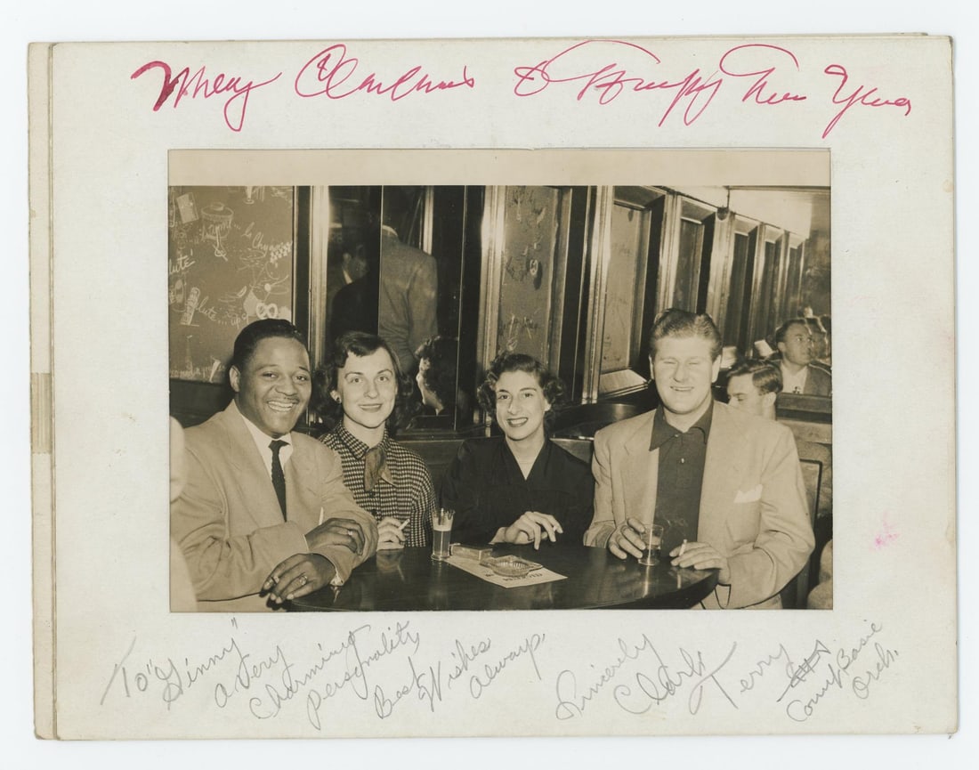 Count Basie Brass Rail Jazz Club Signed Photo (1 of 5)