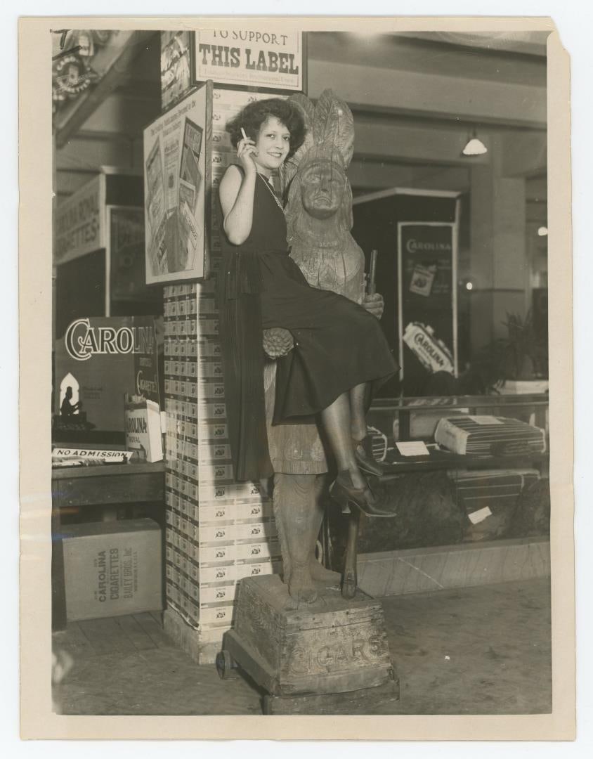 Alice Kaiser Cigar Store Indian Photo (1 of 3)