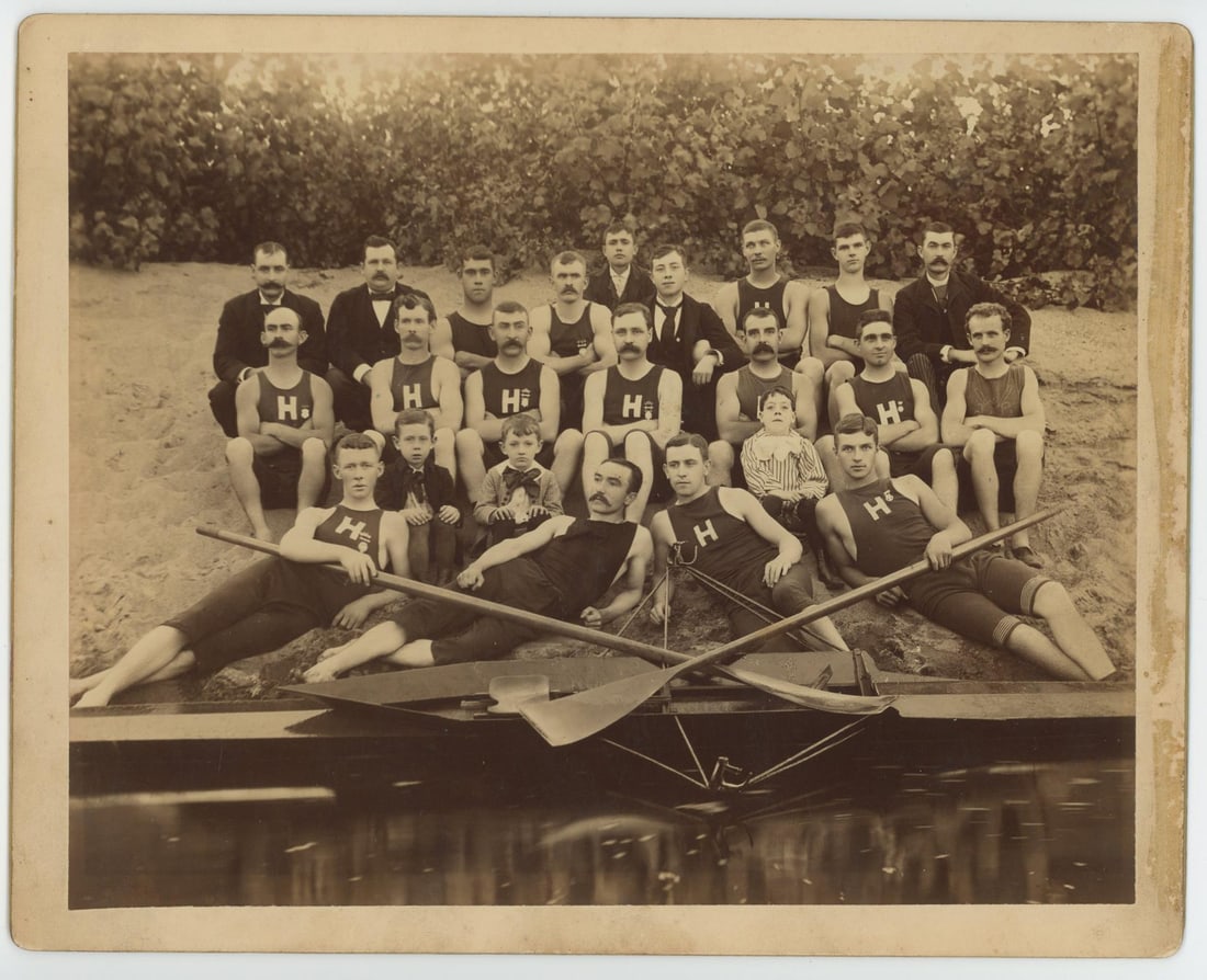 Harvard University Rowing Team Cabinet Photo: 8" by 10".