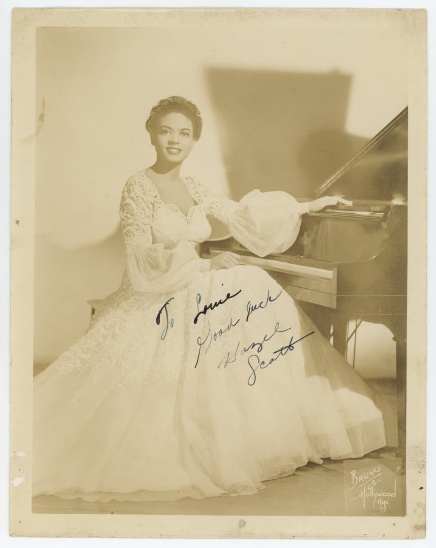 Hazel Scott Signed Jazz Photo (1 of 3)