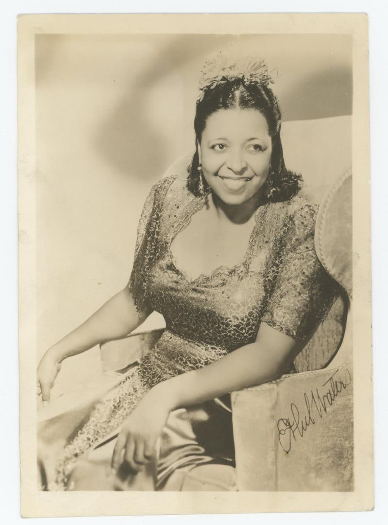 Ethel Waters Jazz Singer Signed Photo (1 of 3)