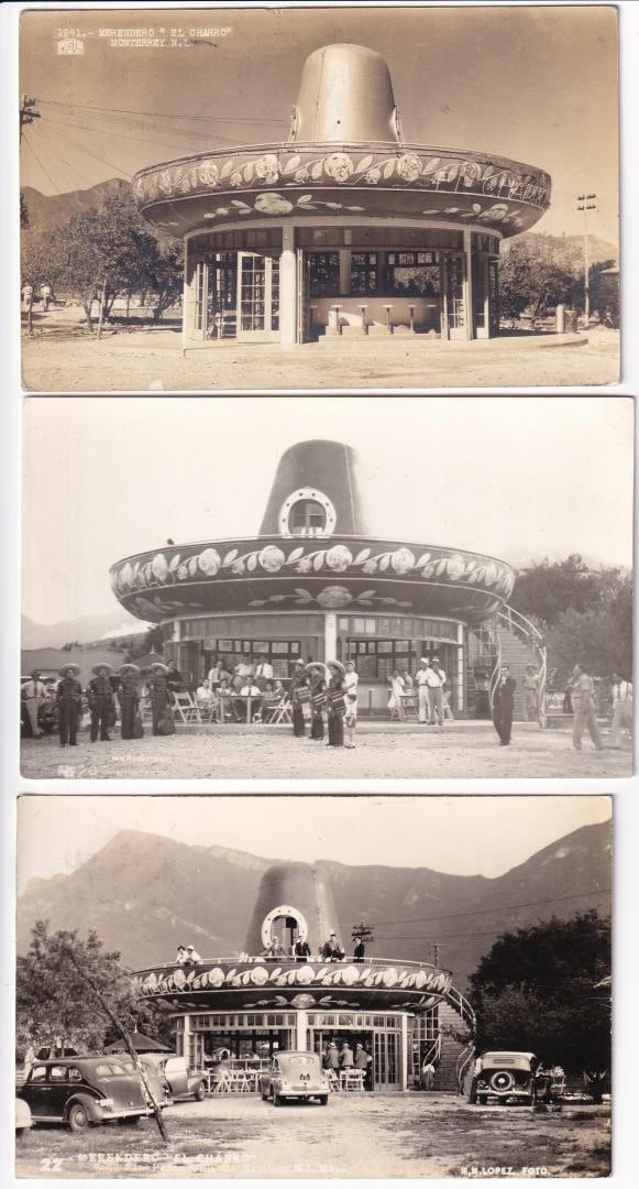 Giant Sombrero Roadside Attraction RPPC (1 of 3)