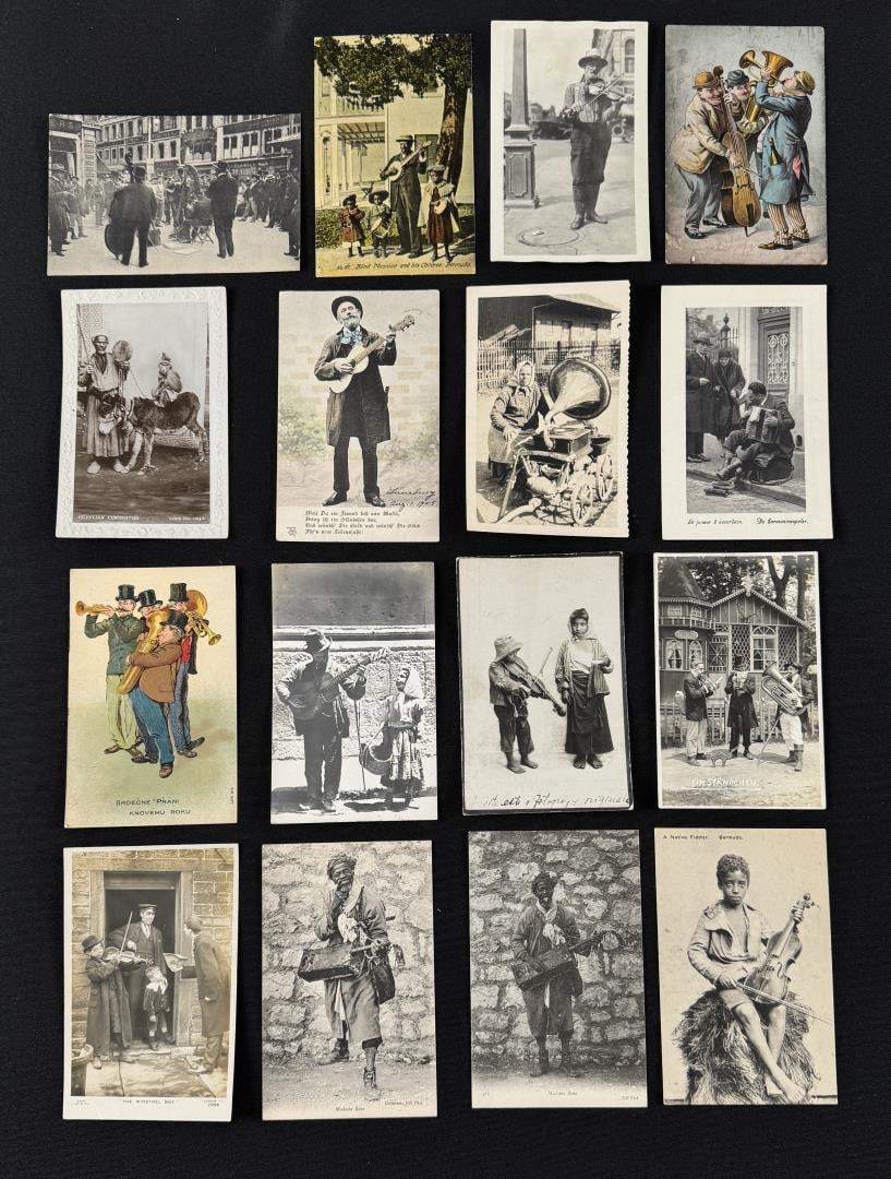 Antique Musician Music Groups Postcards (1 of 7)