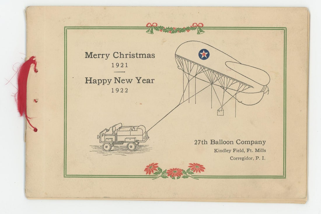 US Army 27th Balloon Company Christmas Card (1 of 16)