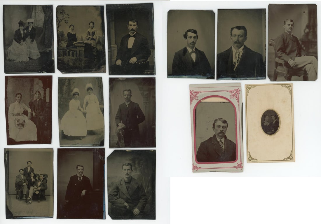 Group of Antique Tintype Photos (1 of 6)