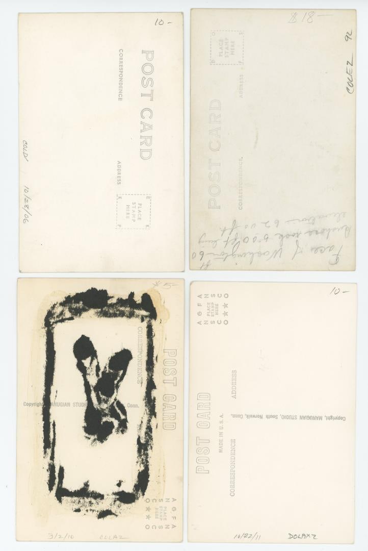 Mount Rushmore Construction RPPC Postcards - 3