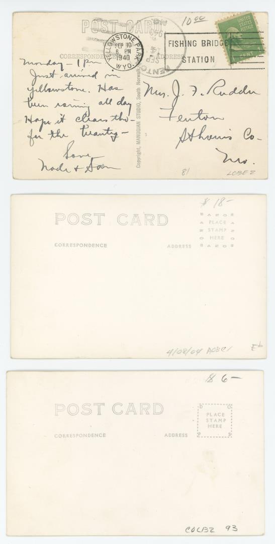 Mount Rushmore Construction RPPC Postcards - 7