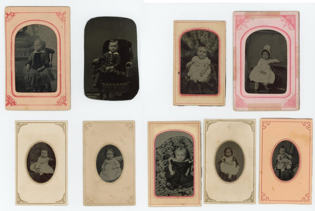 Antique Tintype Photos of Children (1 of 6)
