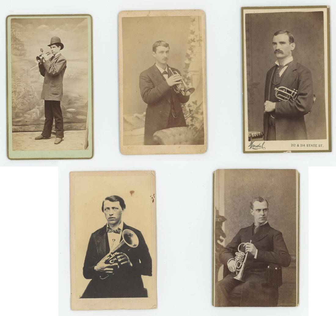 Occupational Musician CDV Photos (1 of 6)