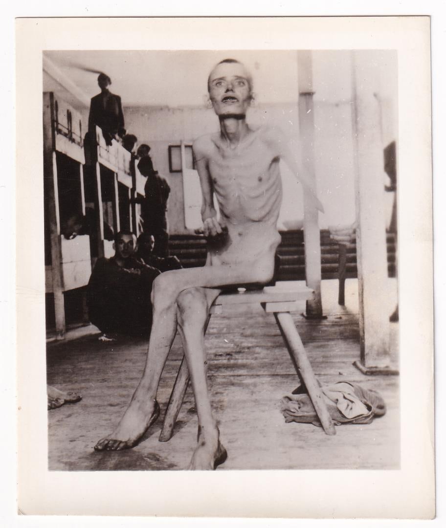 WW2 Dachau Concentration Camp Photo: 4" by 5 7/8".