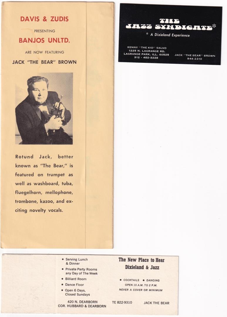 Collection of Jazz Show Flyers (1 of 4)