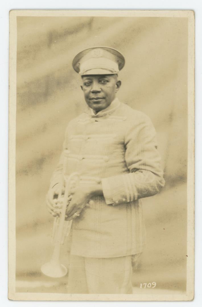 P G Lowry Coles Brothers Circus Bandleader RPPC (1 of 3)