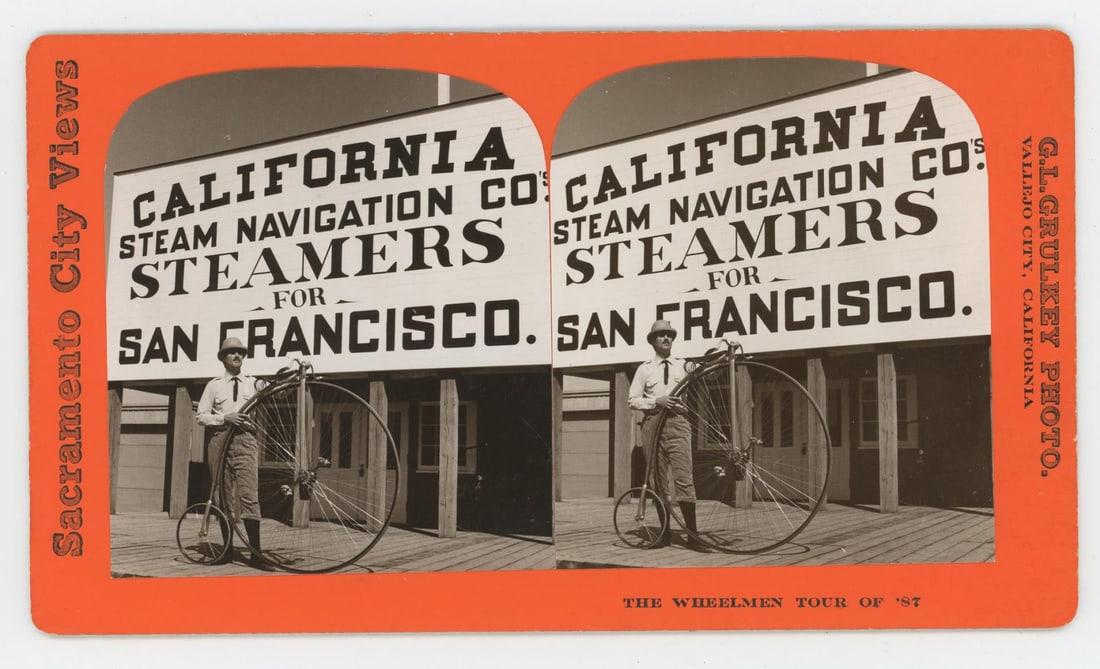 Grulkey California Wheelman Tour Stereoview (1 of 6)