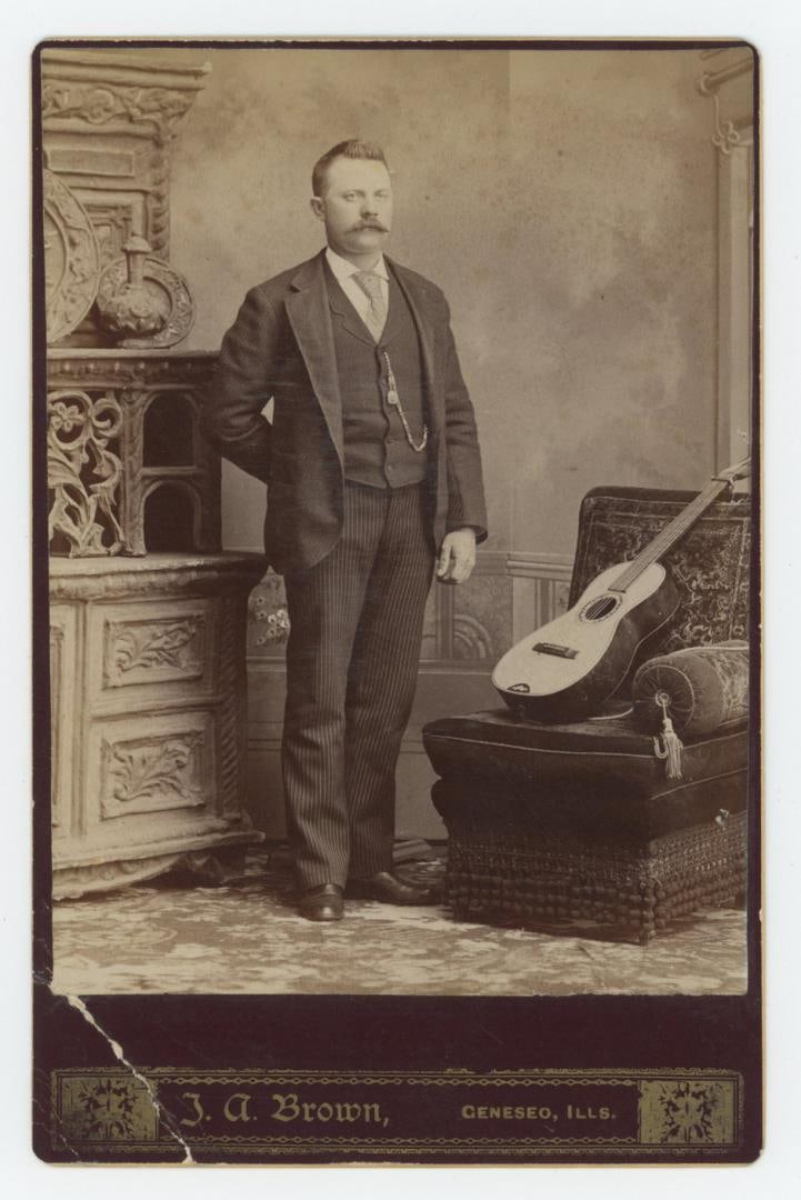 Occupational Guitar Player Cabinet Photo (1 of 3)