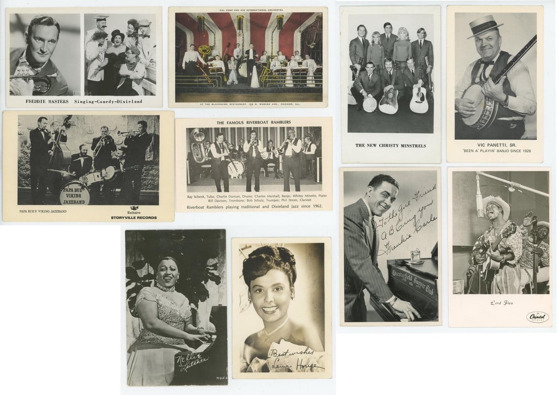 Jazz and Big Band Musicians Postcards (1 of 8)