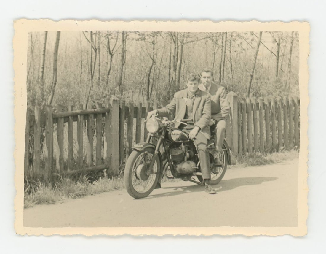 1958 Germany Triumph Motorcycle Photo (1 of 3)