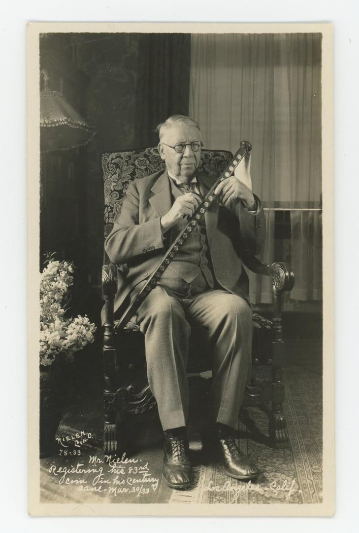 Nielen Cincinnati Ohio Century Cane RPPC Postcard (1 of 3)