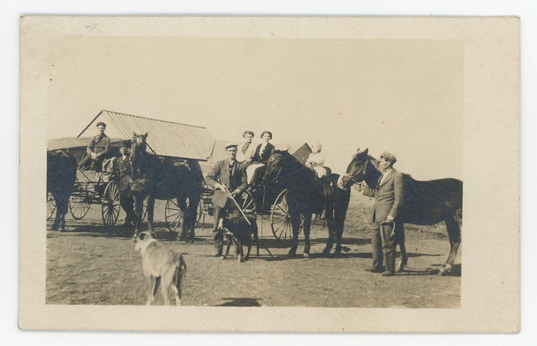 Hunting Party RPPC Postcard (1 of 3)