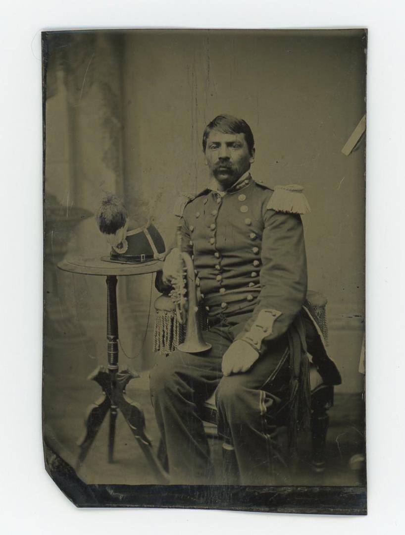 Civil War Army Musician Tintype Photo (1 of 3)