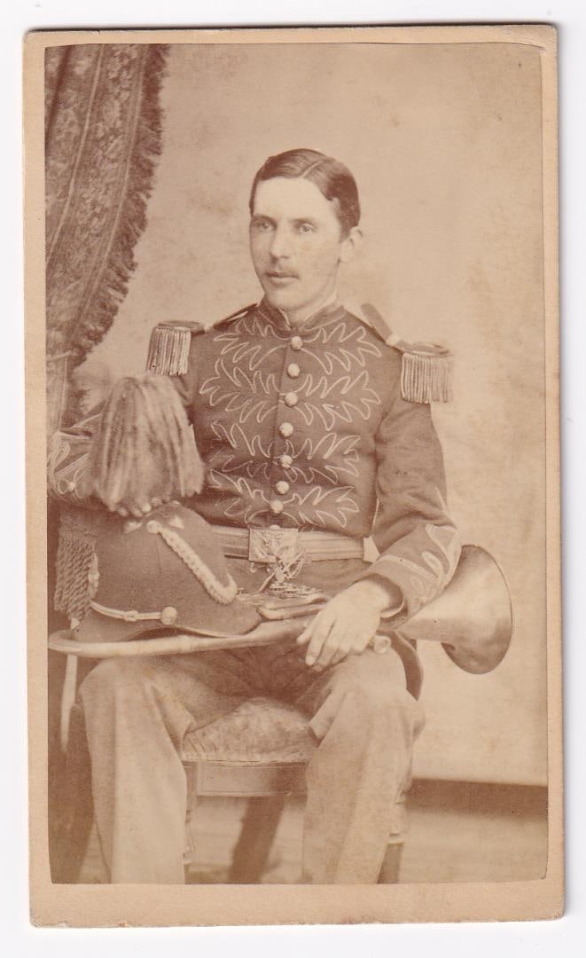 Indian Wars Cavalry Band CDV Photo (1 of 3)