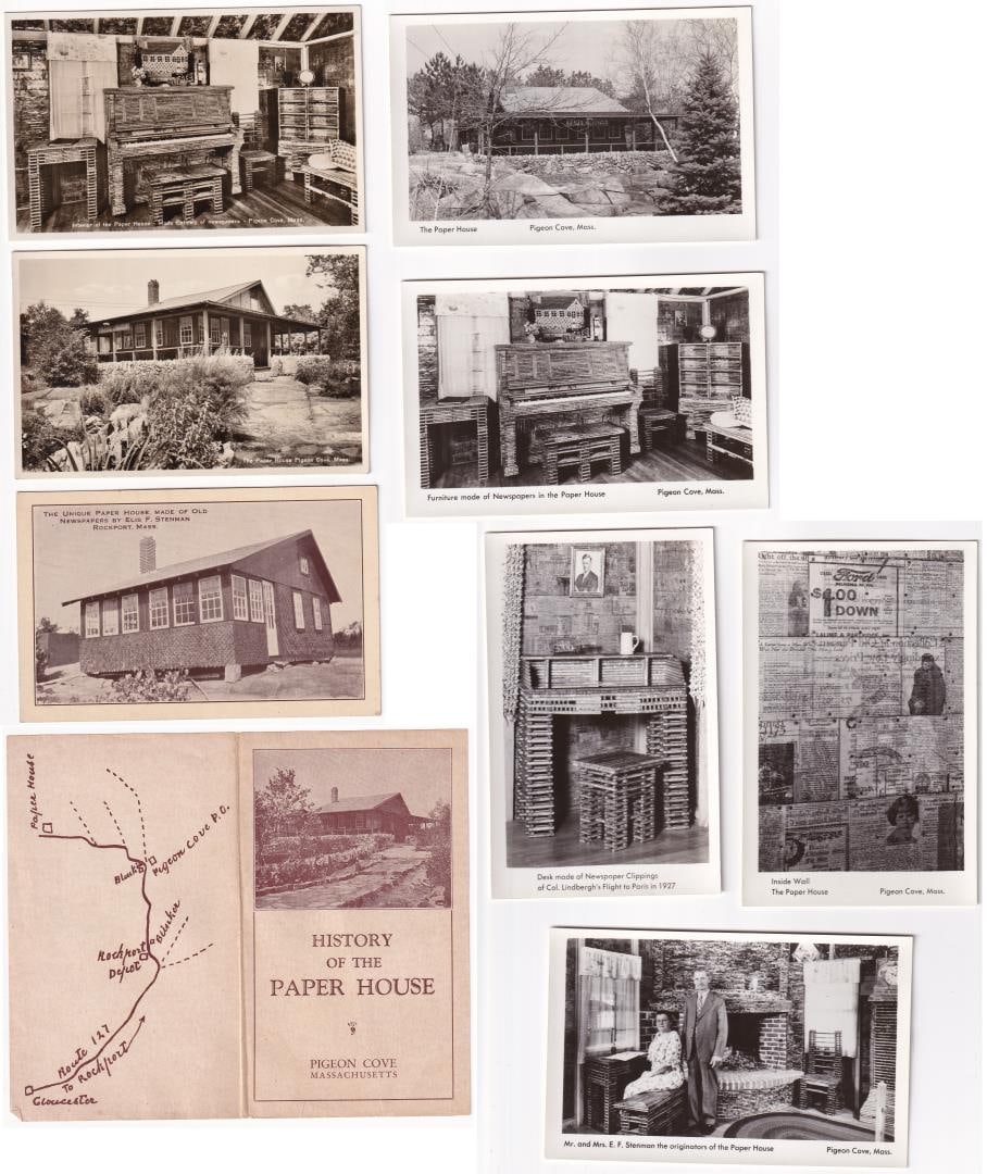 Pigeon Cove Paper House RPPC Postcards: Massachusetts
