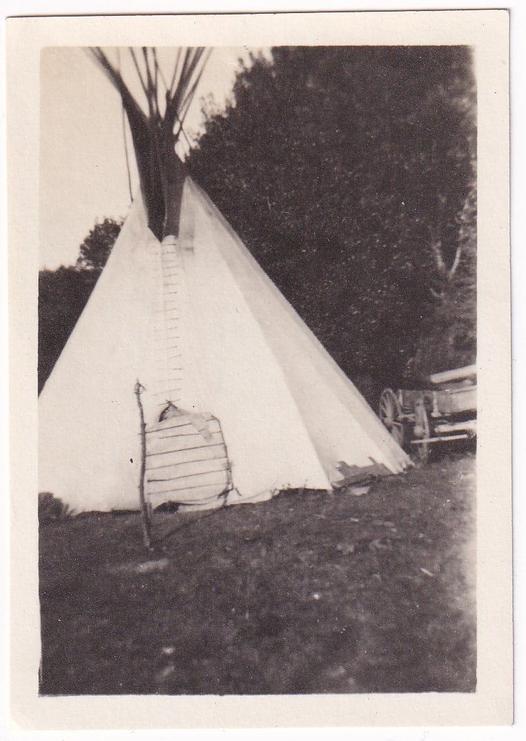 Crow Tipi Closed Door Crow Agency Montana Photo (1 of 3)