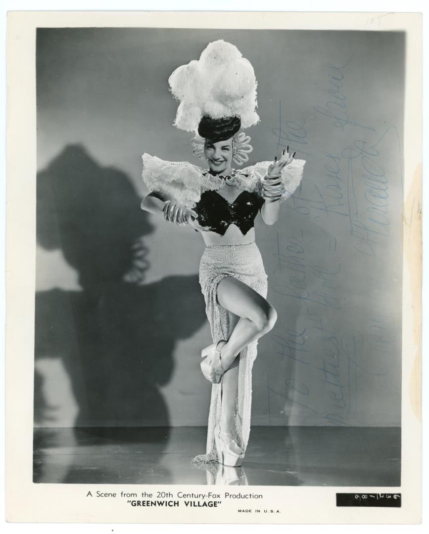Carmen Miranda Signed Autographed Photo (1 of 3)