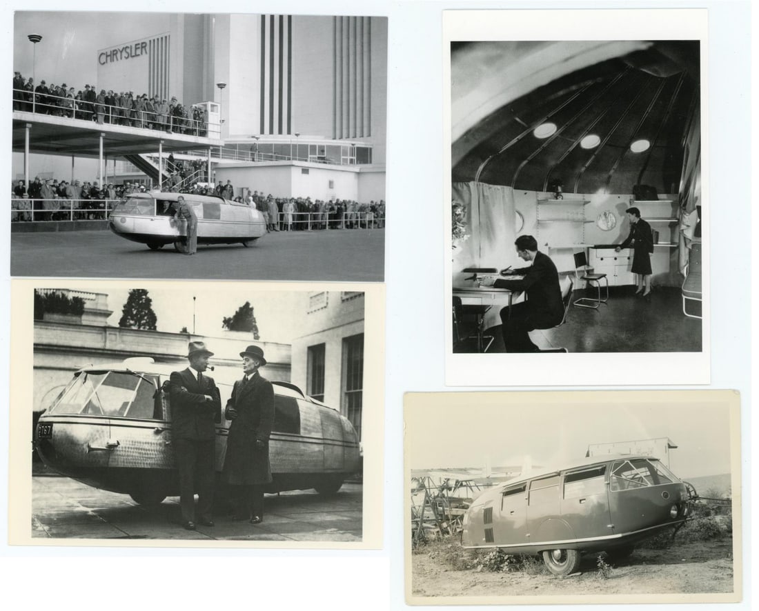Buckminster Fuller Dymaxion Car Postcards (1 of 6)