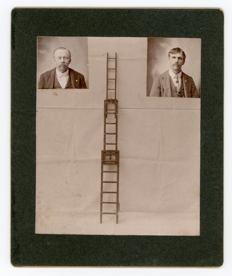 Extension Ladder Patent Model Inventors Photo (1 of 3)