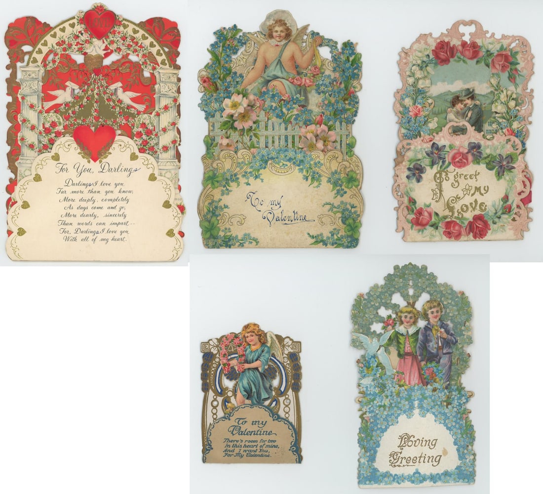 German Die Cut Pop Up Valentines Day Cards (1 of 13)