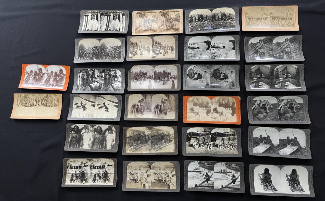 Collection of Inuit Eskimo Stereoviews (1 of 13)