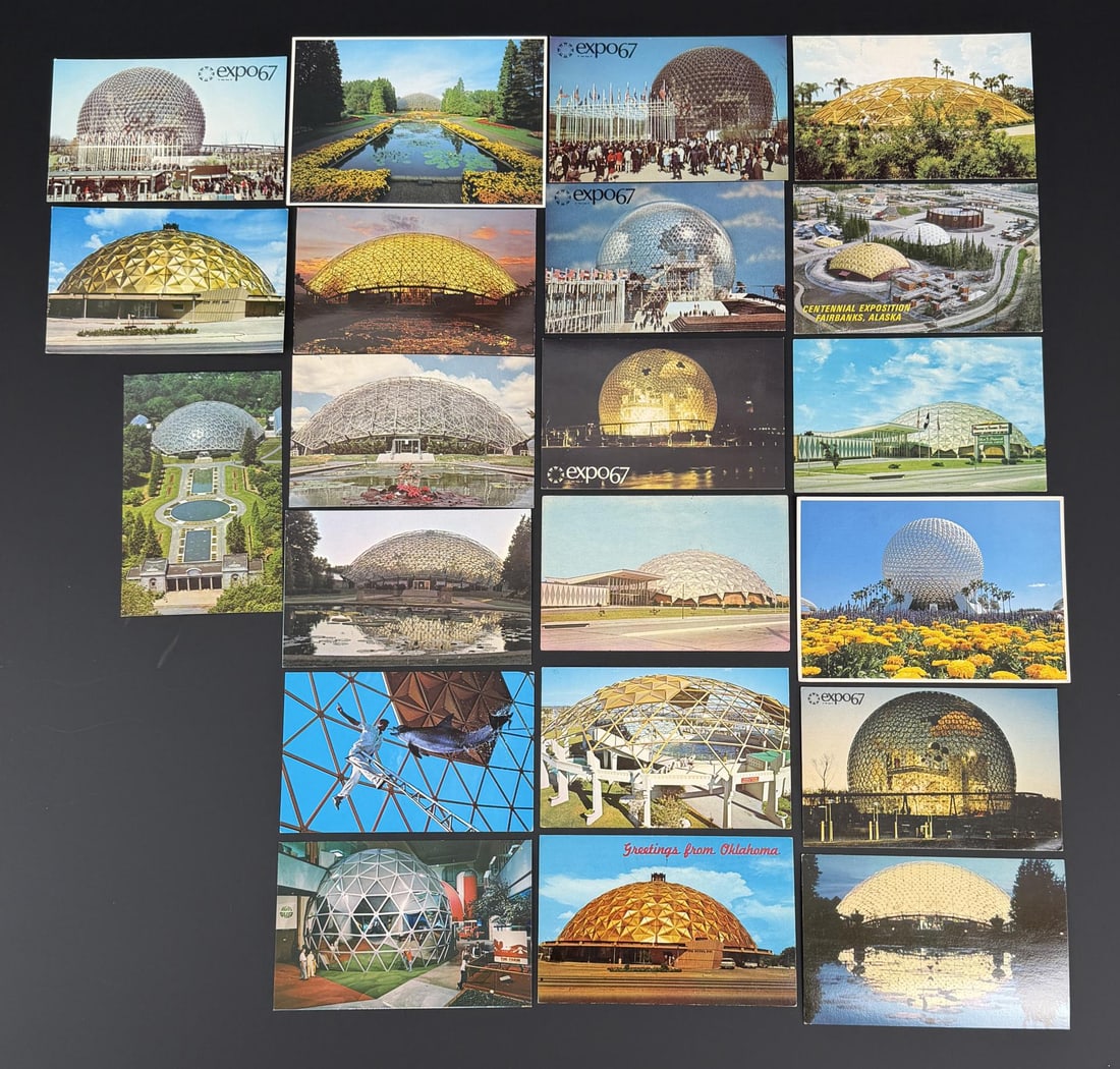 1967 Exposition Center Dome Postcards (1 of 5)