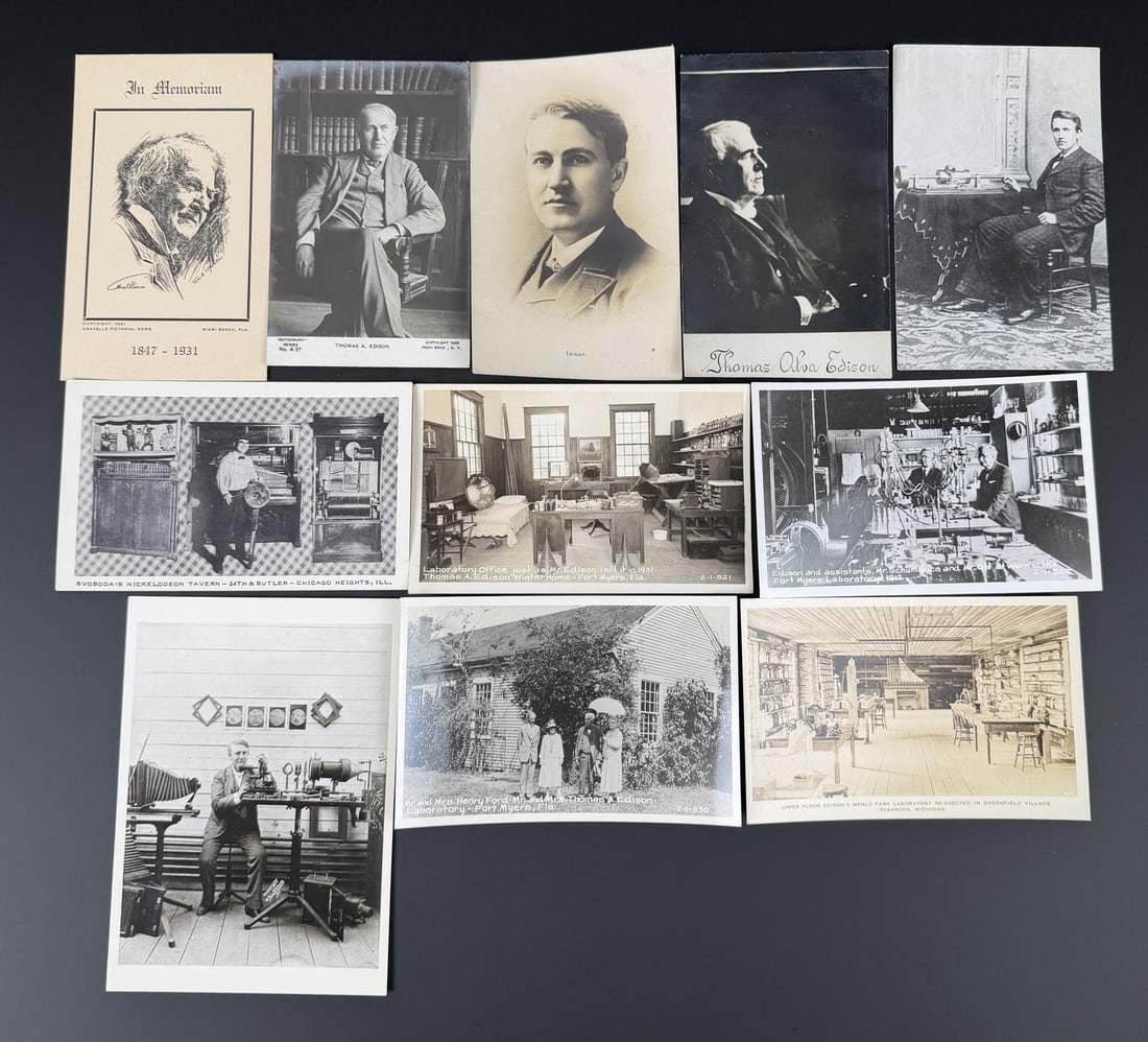 Inventor Innovator RPPC Postcards (1 of 4)
