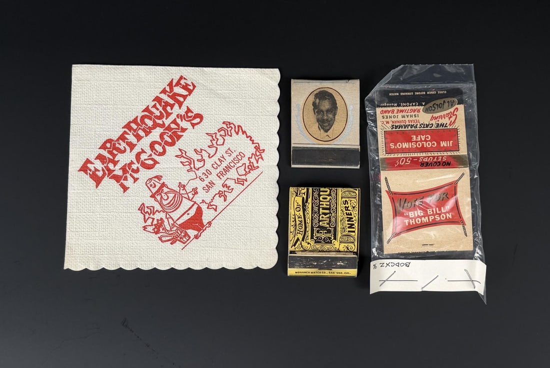 Earthquake McGoon's Jazz Club Ephemera (1 of 5)