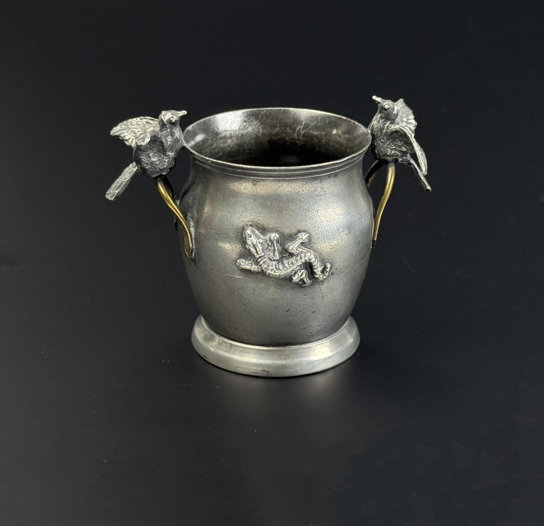 Stix & L'Allemand Silver Plate Toothpick Holder (1 of 7)