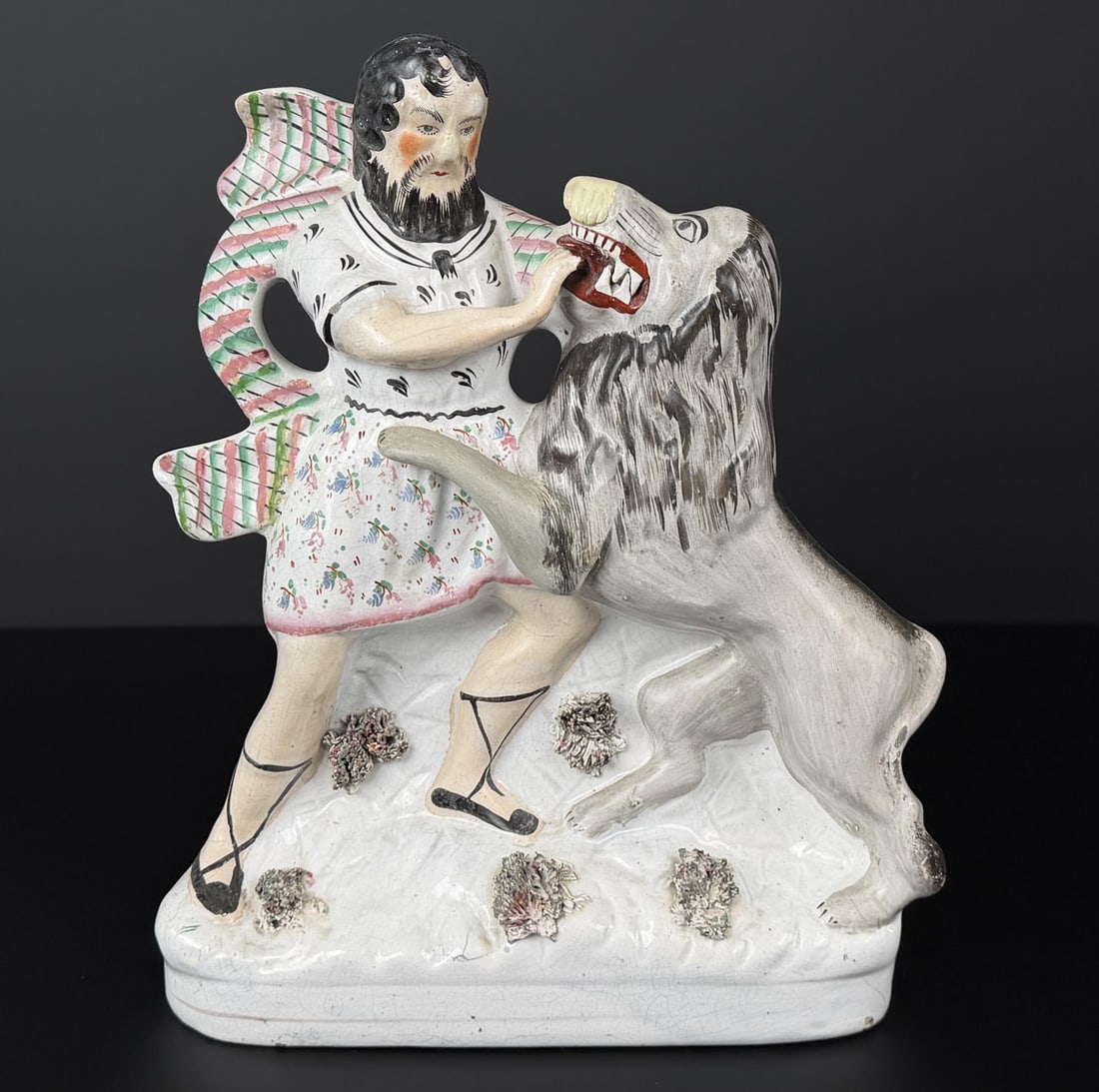 Staffordshire Samson and the Lion Figure (1 of 6)