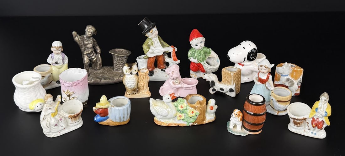 Collection of Porcelain Toothpick Holders (1 of 15)
