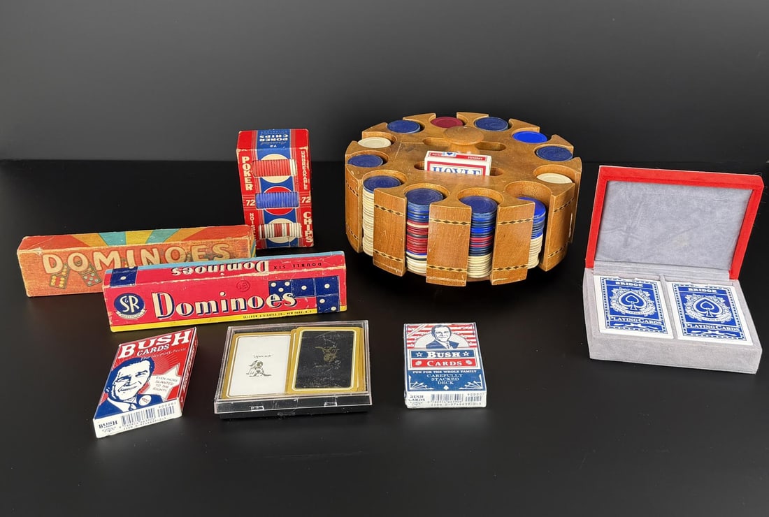 Collection of Poker Chips Playing Cards (1 of 8)