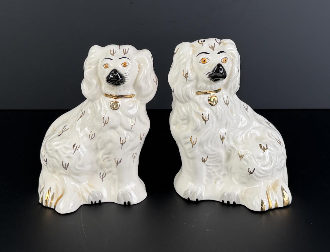 Pair of Beswick Staffordshire Spaniels Dogs (1 of 7)