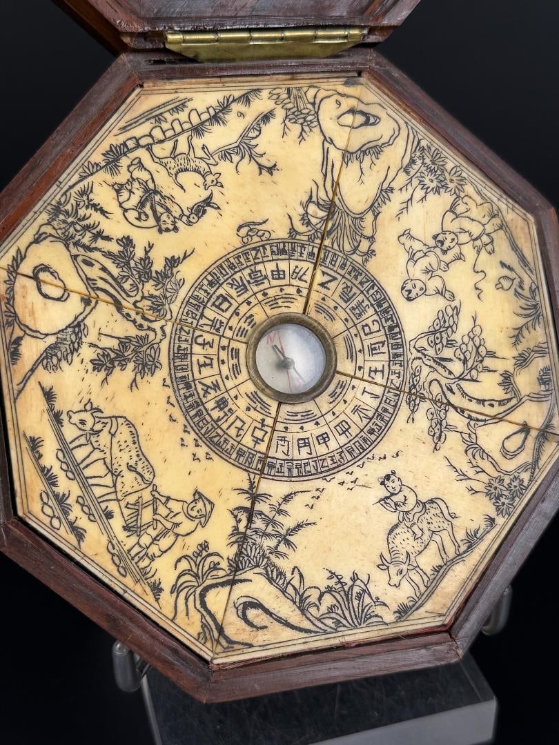Chinese Luopan Bone Compass - 7