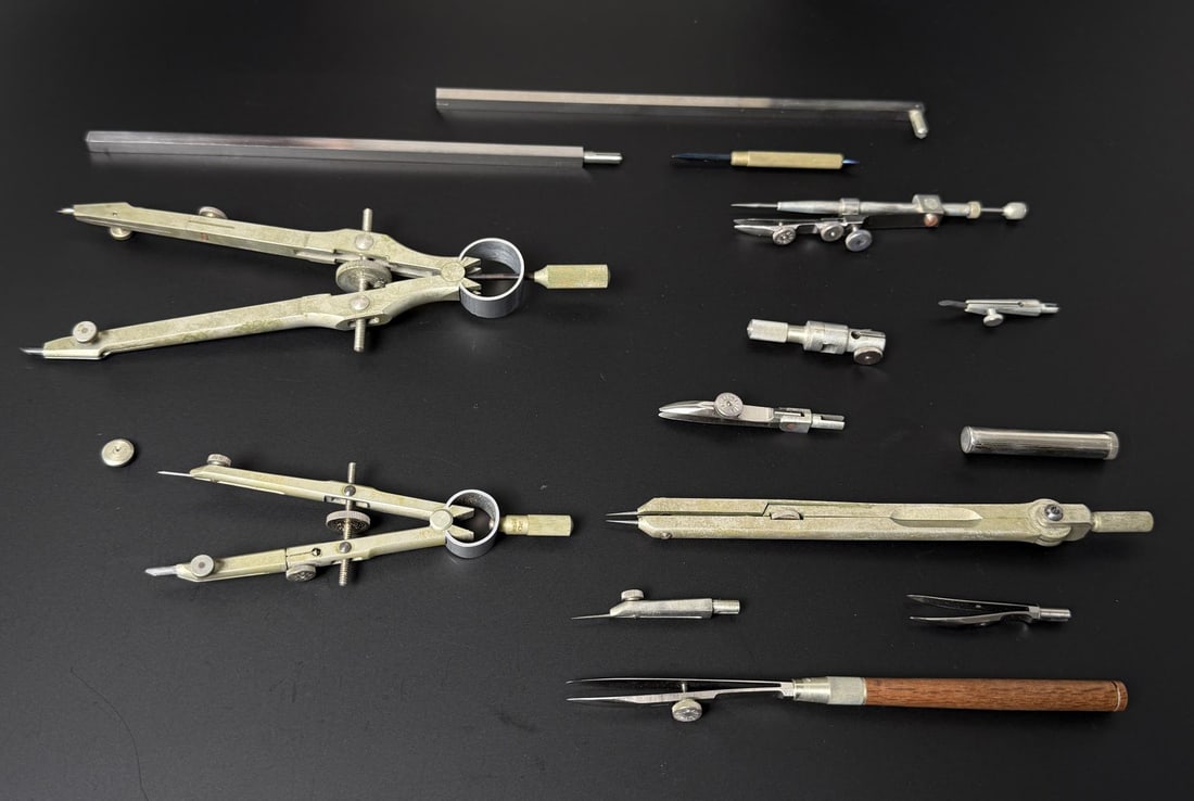 Frederick Post Company Drafting Instrument Set - 10