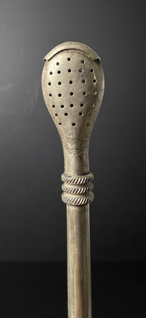 Argentinian Silver Mounted Yerba Mate Set - 8