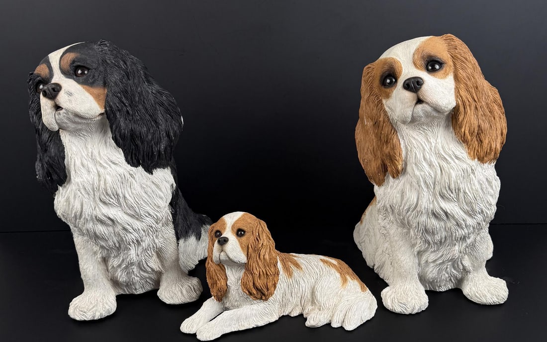 Collection of Sandicast Sandra Brue Dog Figurines (1 of 9)