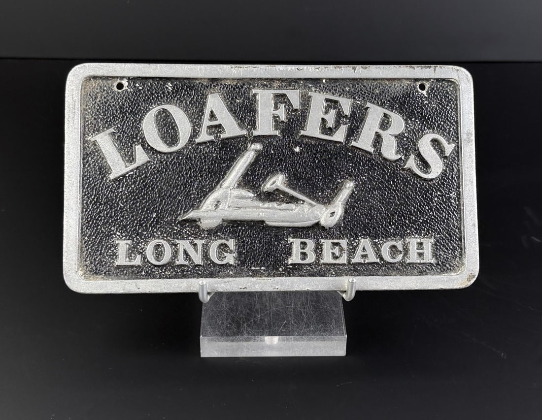 Long Beach Loafers Car Club License Plate Plaque (1 of 3)