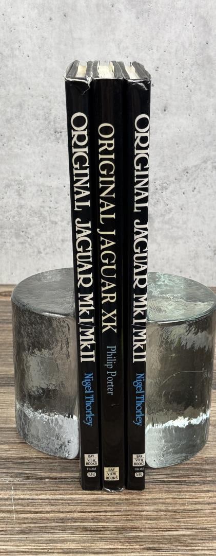 Collection of Original Jaguar Books: 2 copies of Original Jaguar Mk I/ MK II by Nigel Thorley, 1990. 1 Copy of Original Jaguar XK by Philip Porter, 1998.